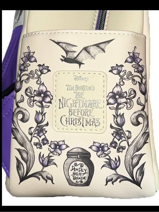 Loungefly Cream Jack & Sally Coffin Mini Backpack main image 5